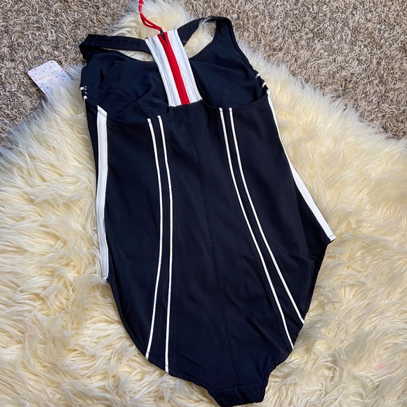 Free People Black Racerback Bodysuit NEW X-Small One Piece Top NWT - Picture 5 of 9